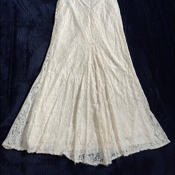 Lulus Creamy Lace Maxi Dress - Picture 2 of 5